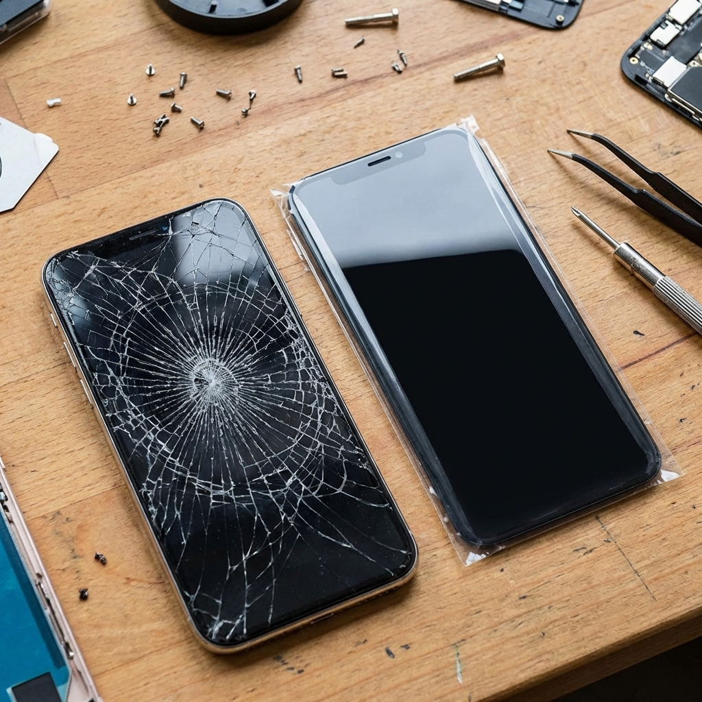 Screen repair service